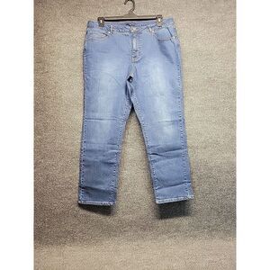 Womens Size 16‎ Isaac Mizrahi  Blue Jeans